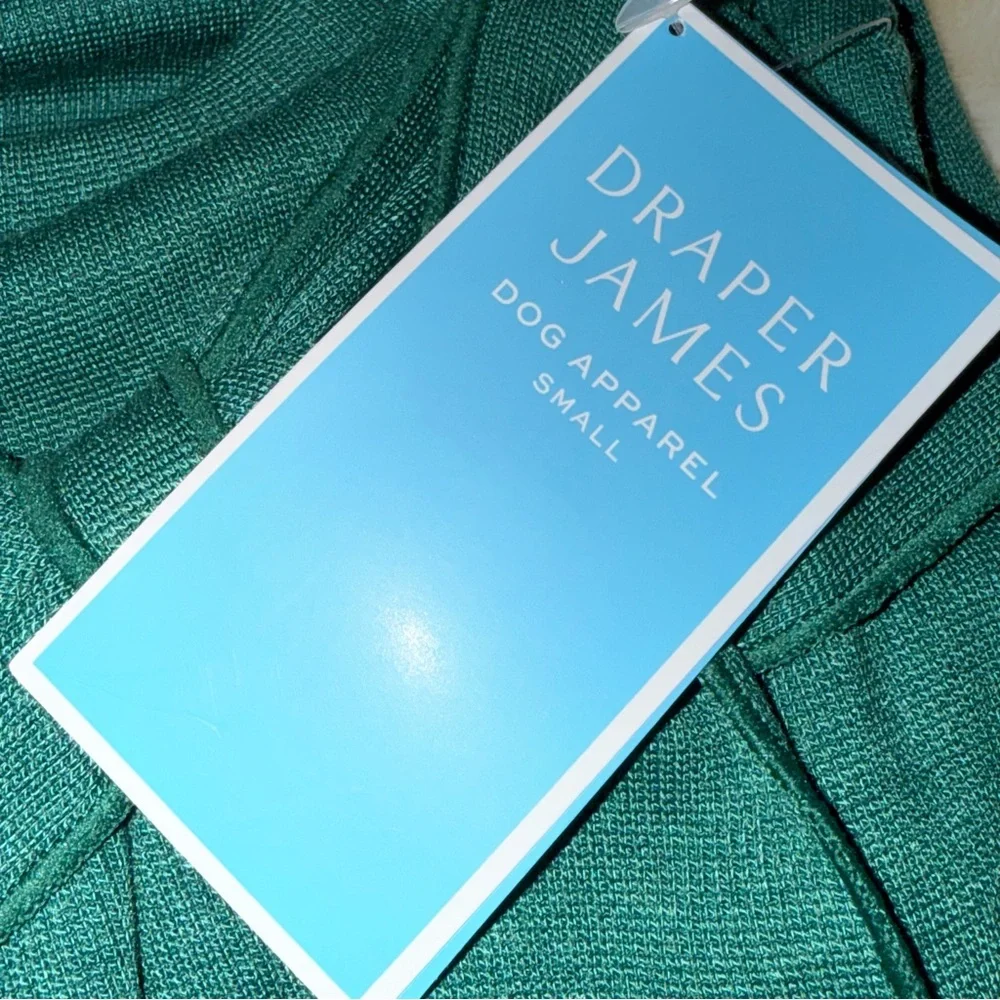 🆕 Draper James Green Dog Bow Sweatshirt Size Small